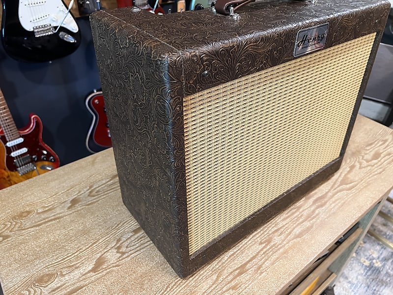 Henry Hand Wired Custom Combo Tweed Tube Amp 1x12 Paisley Tolex