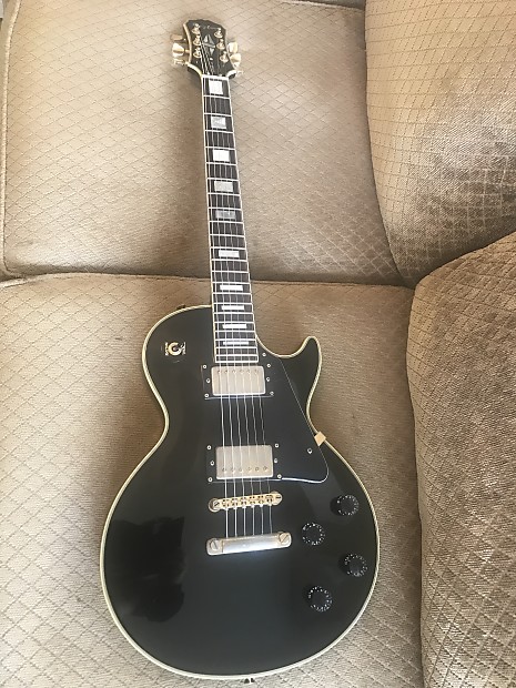 1992 Epiphone Les Paul Custom Black Beauty Samick