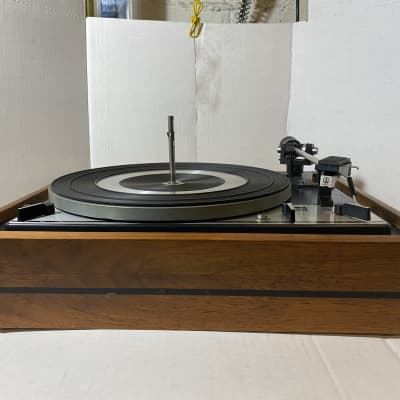 DUAL 1216 Idler Wheel Automatic Turntable 33/45/78 rpm Serviced Wood plinth image 2