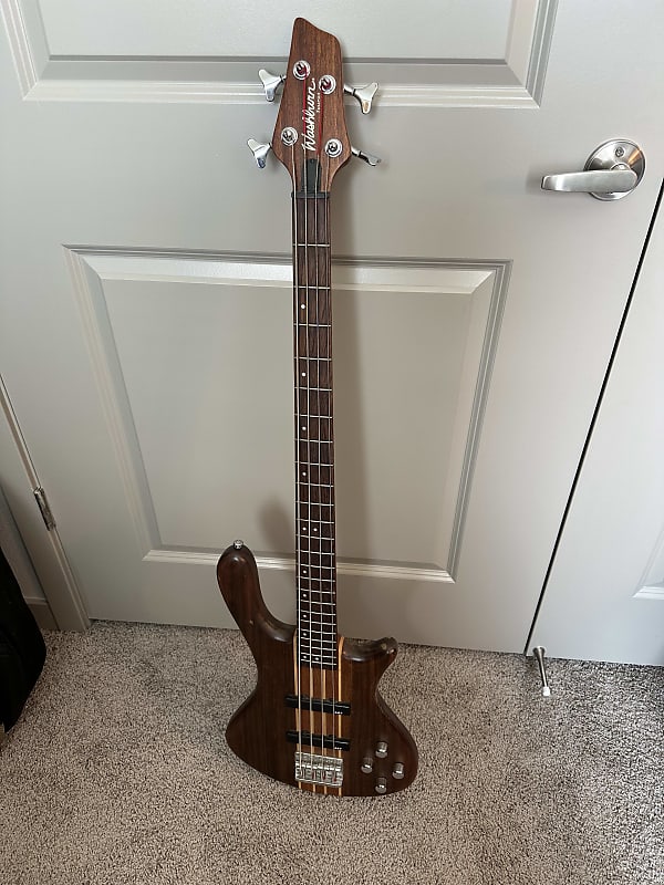 Washburn T25NMK Taurus 5-String Bass w/ Gig Bag Natural Matte | Reverb