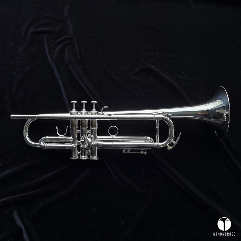 E.Benge 3x by B.A.C. 464 bore trumpet GAMONBRASS case mouthpiece image 1