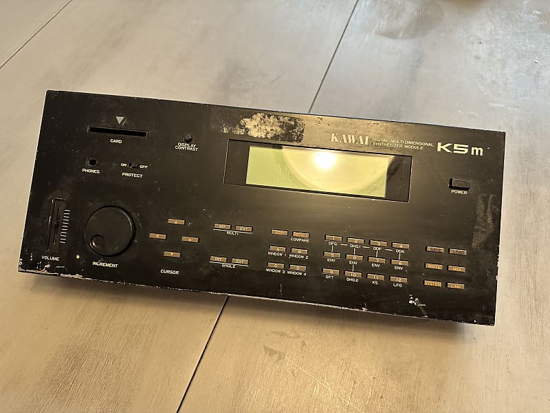 Kawai K5M Rackmount Digital Synthesizer Module 1987 - Black image 1
