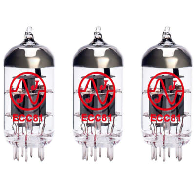 3 Tubes Ecc81 Jj Electronic Amplifier Tubes T 12at7 Jj 3 Reverb 3 Tubes Ecc81 Jj Electronic Amplifier Tubes T 12at7 Jj 3 Reverb