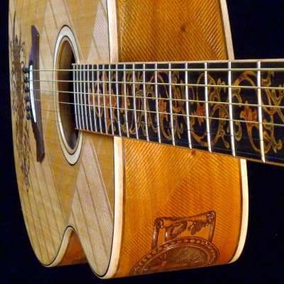 Blueberry Handmade Acoustic Guitar Jumbo Size "Faith" Built to Order image 4