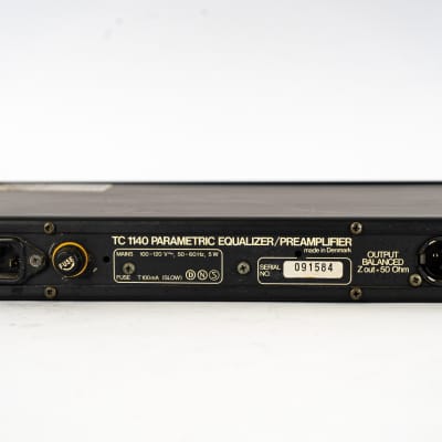 TC Electronic TC 1140 HS High Sensitivity Parametric Equalizer / Preamplifier image 6