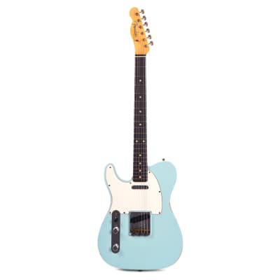 Fender Custom Shop 1961 Telecaster "Chicago Special" LEFTY Relic Super Faded/Aged Daphne Blue (Serial #R110825) image 4
