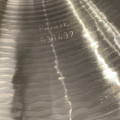 David Garibaldi's Tower of Power, Paiste 18" 3000 Series Thin Crash Cymbal 1980's 1450g (P #27) image 7