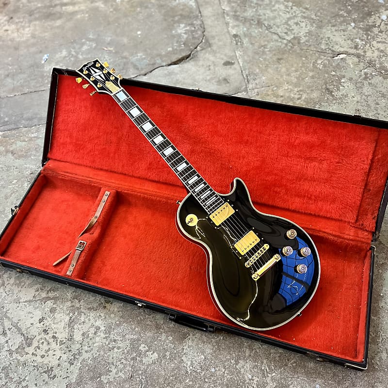 Orville by Gibson Les paul custom 1997 - Black beauty original vintage MIJ Japan fujigen image 1