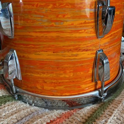 Ludwig 9x13 Converted Snare Drum - 1968 - Mod Orange image 3