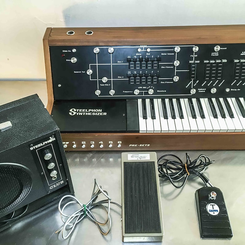 Steelphon S900 2 Oscillator Monophonic Synthesizer 1973 JUST Serviced imagen 1