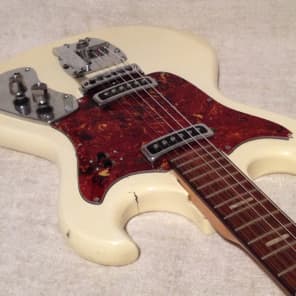 Vintage Kingston / Kawai SG Copy Guitar White MIJ Made In Japan imagen 6