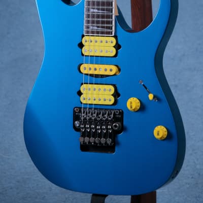 Ibanez Prestige RG3570Z Electric Guitar w/Case - Laser Blue - Preowned-Laser Blue image 4