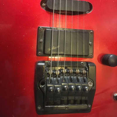 80s METAL SHREDDER MIJ w/ UPGRADES ~ Hohner Professional ST Scorpion 1980s Red w/ Killswitch & EMG Selects image 4