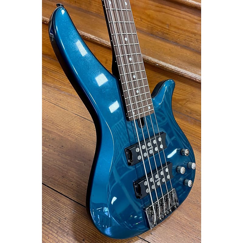 SECONDHAND Yamaha RBX 375 5-String - Metallic Turquoise