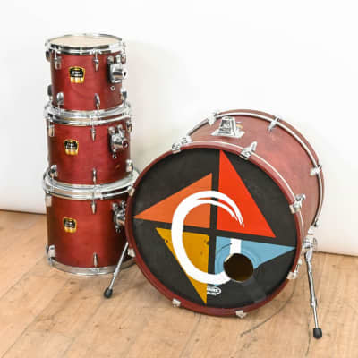 Yamaha Stage Custom Standard 4-Piece Drum Kit - Satin Cherry CG01JC7