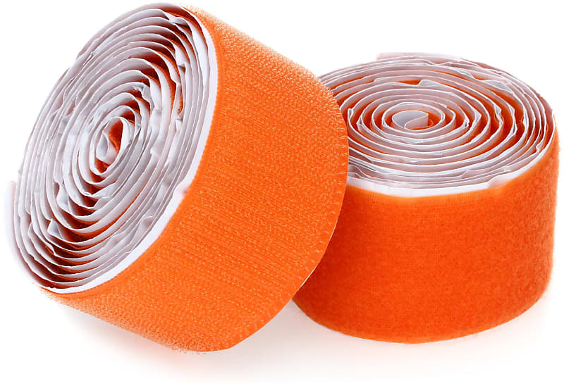 Pedaltrain Hook Loop Love Collection Bright Orange (3pack) Reverb