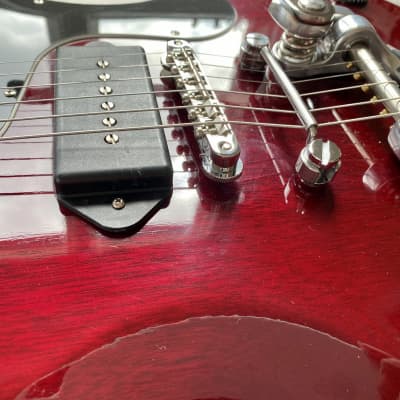 Gibson  SG Jr. '61 Reissue  1991 Cherry Finish W/Bigsby B-3 and Towner Down-Bar image 12