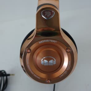 Monster 24K Professional DJ Style Headphones Rose Gold Limited Edition-used Bild 1