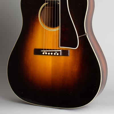 Gibson  Jumbo Custom Flat Top Acoustic Guitar (1935), ser. #201A, original black hard shell case. image 3