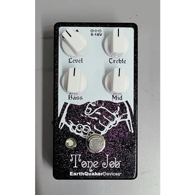 EarthQuaker Devices Tone Job EQ & Booster V2 Limited Edition - Gear Hero 2022 - Purple Sparkle / White Print for sale