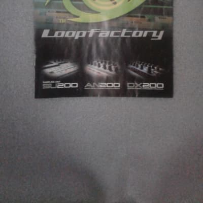 Yamaha SU200,AN200,DX200 Loopfactory original product release brochure