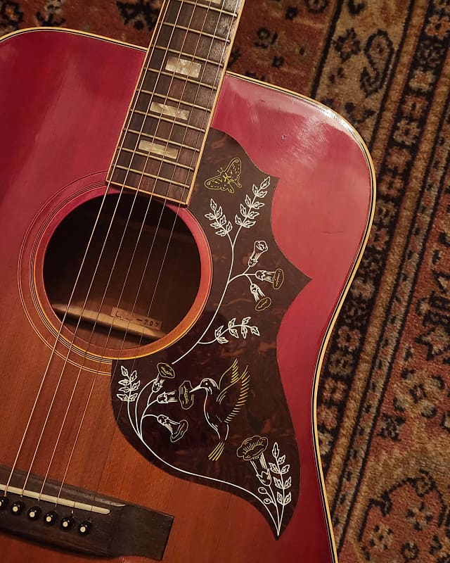 ギター CANDA 202 '70s Hummingbird Model 1970s Canda (Greco) 202 Hummingbird Cherry Sunburst w/ OHSC