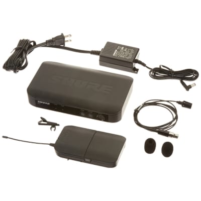 Shure BLX14/CVL-H9 Wireless System with CVL Lavalier Microphone, H9 image 1