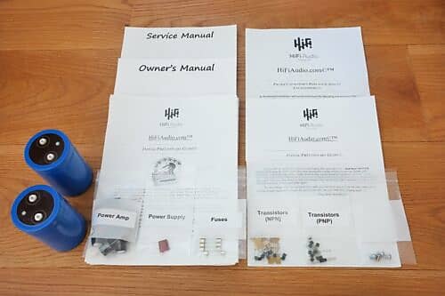 Hafler DH-220 restoration kit filter capacitor repair rebuild fix  			