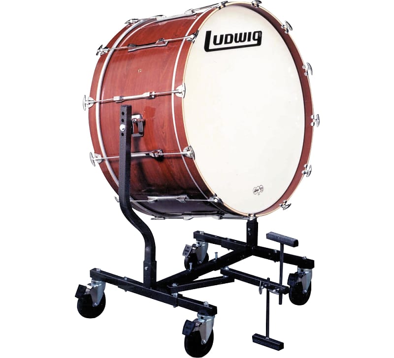 Ludwig LECB32X7G 16x36" Mounted Concert Bass Drum with LE787 Stand image 1