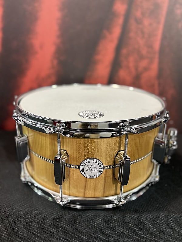 Solid Drums Cherry Beech Snare Snare Drum (Carle Place, NY) Reverb