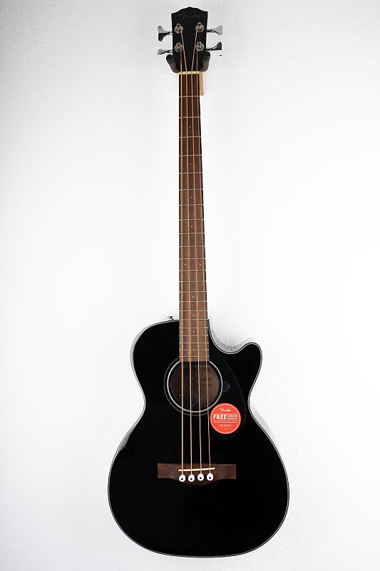 Fender CB-60SCE Acoustic-Electric Bass - Black image 1