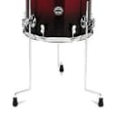 PDP Concept Maple 12x14 Tom - Red to Black Fade