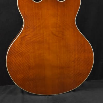 Eastman T186MX-GB All Solid Carved Series Thinline Goldburst image 5