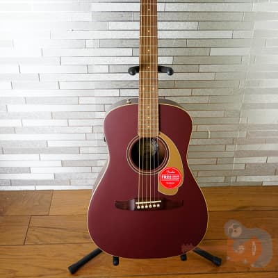 Fender California Series Malibu Player - Burgundy Satin image 9