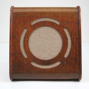 Vintage RCA 1950s Speaker Cabinet with 12" Utah Co Ax G12J3 Brown Birch Finish Original Grill Cloth image 1