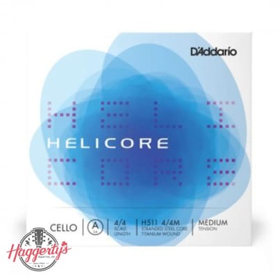 D’Addario Helicore 4/4 Cello Single String A - Medium Tension - H511 4/4M image 1