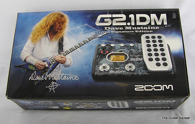 Pedalera Fx Guitarra Zoom G2.1dm Dave Mustaine Detalle Sale%