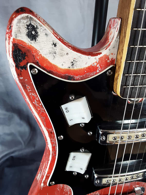 ギター TRUETONE Truetone Vintage 1969, unknown model, Project? 1969? Red