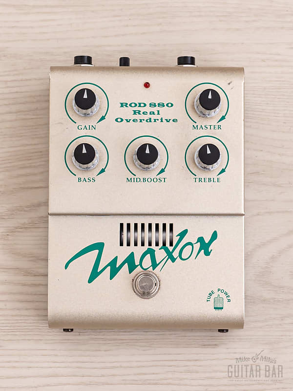 1996 Maxon ROD-880 Overdrive Effects Pedal w/ Box & Power