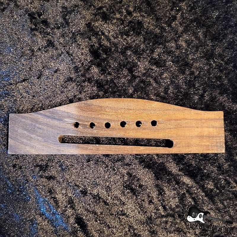 GibsonStyle Acoustic Bridge w/ Adjustable Saddle Rout Reverb UK