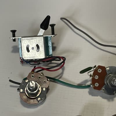 2000's Ibanez RG321MH RG Series Guitar Factory Electronics Wiring, Volume Tone Pot Jack image 4