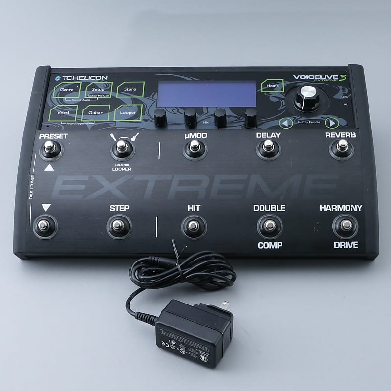 TC Helicon Voicelive 3 Extreme Vocal Effects Pedal & Power Reverb