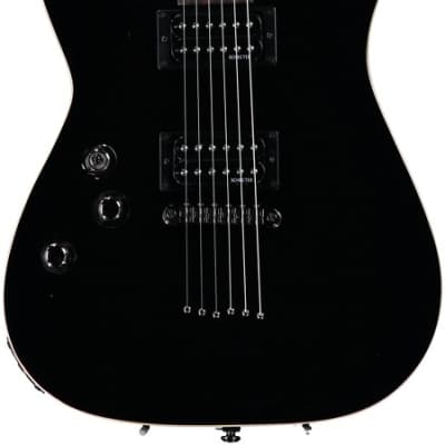 Schecter Omen-6 Left-handed Electric Guitar - Gloss Black image 1