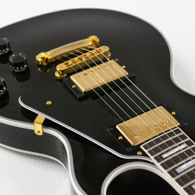Gibson Custom Les Paul Custom - Ebony with Ebony Fingerboard image 5