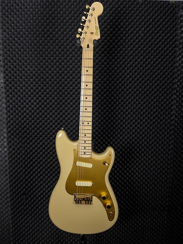 Squier Duo-Sonic 50s Desert Sand Gold Upgrade