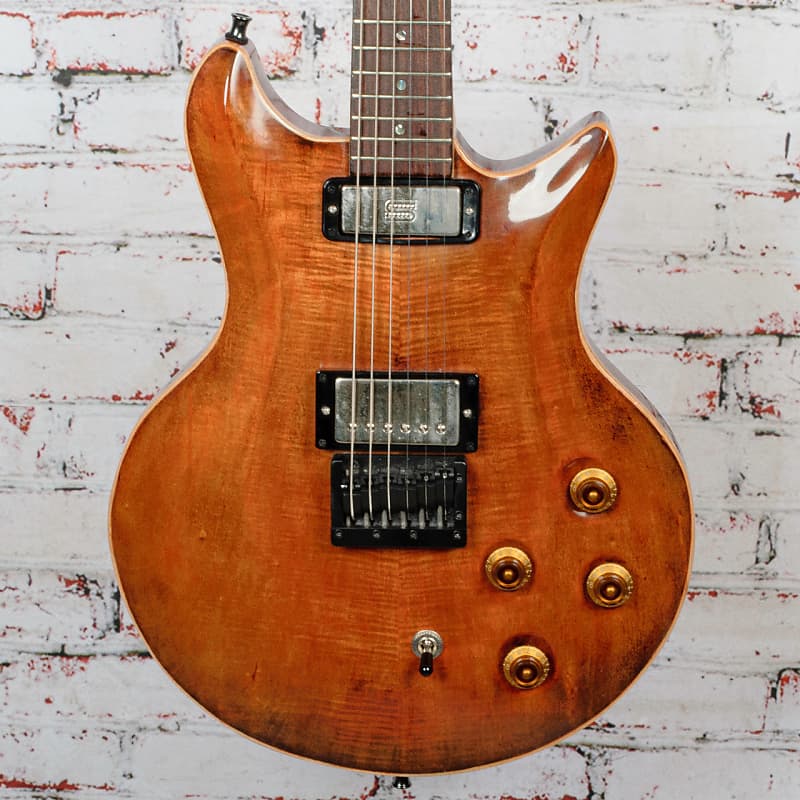 KSM Kevin S Moore- 358 Electric Guitar, Transparent Brown - w/HSC - x0405 - USED image 1