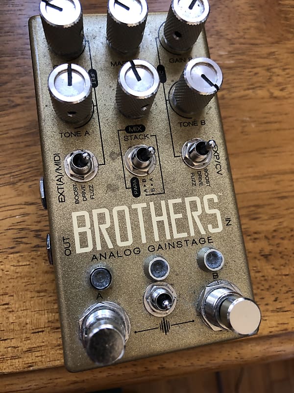 Chase Bliss Audio Brothers Analog Gain Stage 2017 - 2018 - Gold image 1