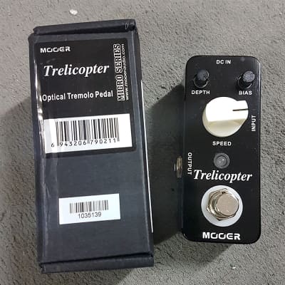 Mooer Trelicopter Classic Optical Tremolo Guitar Bass Effects Pedal True Bypass image 1