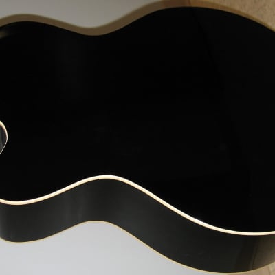 Yamaha Compass CPX600 Medium Jumbo Acoustic Electric Guitar- Black image 8