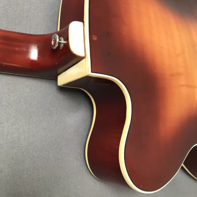 Musima archtop guitar 50s - all solid - vintage German image 11